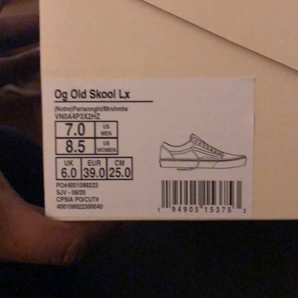 Notre Vans Og Old Skool Lx Men’s 7.0 - Picture 5 of 5